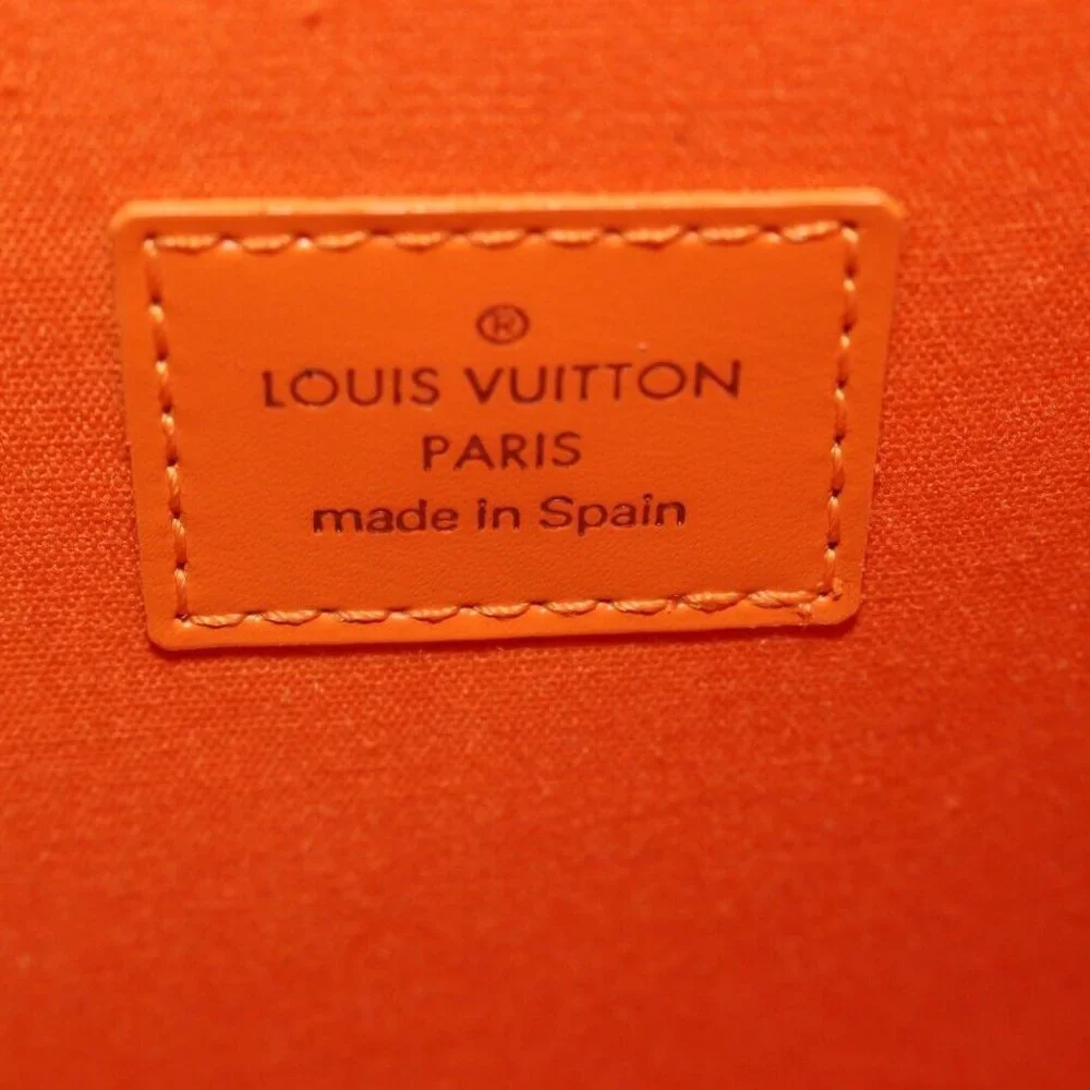 LOUIS VUITTON Orange Epi Leather Croisette Zip Shoulder Bag 1LV1220K